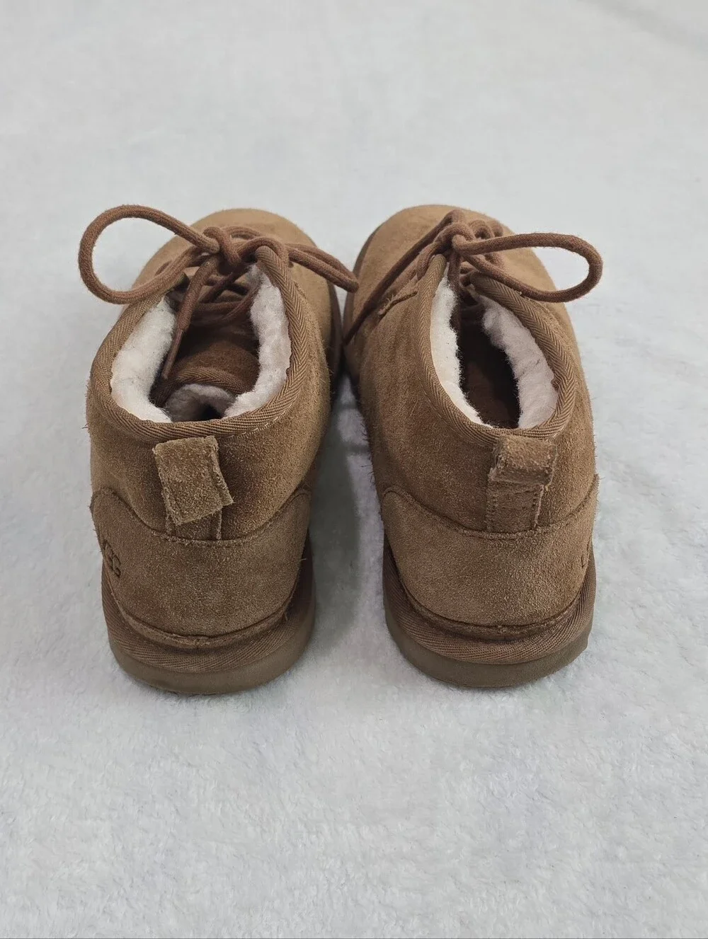 Men's UGG Boots Neumel Chukka Chesnut Brown Suede Ankle Leather Shoes Size 9